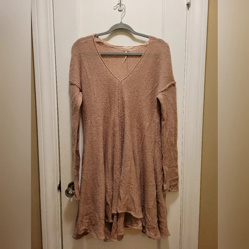 Free People Dancing In The Forest Sweater Tunic Women's Size M